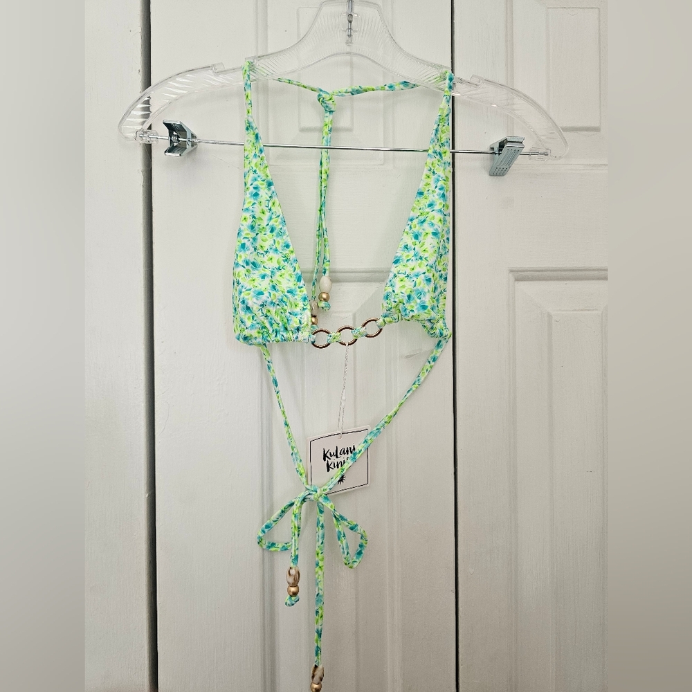 NWT Kulani Kinis Apple Blossom Bikini Set